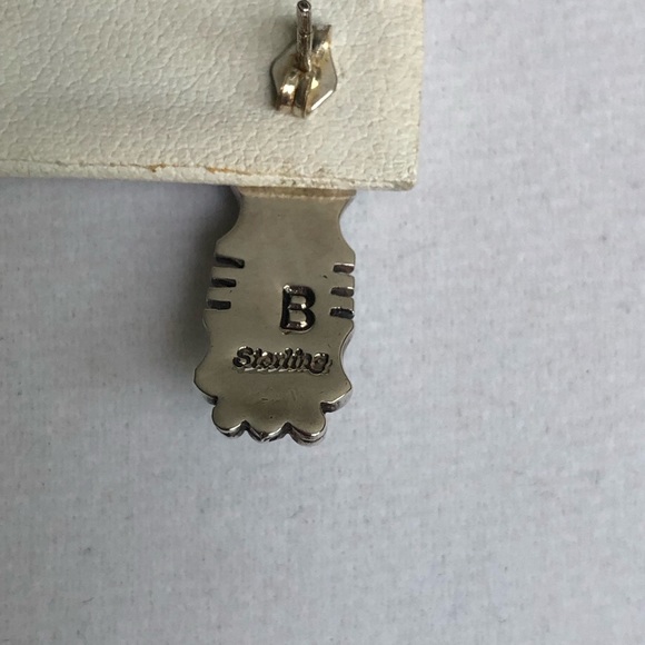 Santa Fe Style Sleeping Beauty Turquoise Gemstones & Opal Earrings - Picture 5 of 7